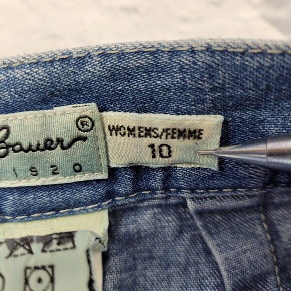 Eddie Bauer Button Front Denim Pencil Skirt size 10 - Picture 8 of 8